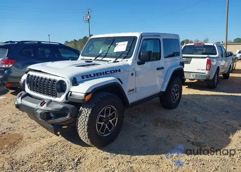 2025 Jeep Wrangler 2-Door Rubicon 4X4 из США, поврежденный, VIN 1C4PJXCG2SW644001